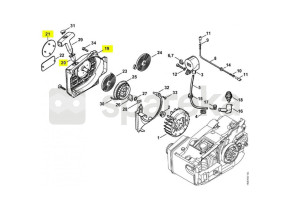 Caixa do ventilador 1129-080-1806