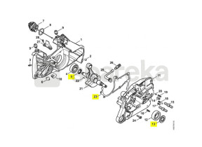 Conjunto de gaxeta do motor 1144-007-1600