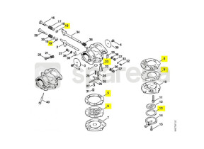 Conjunto de peças para carburador 1106-007-1060