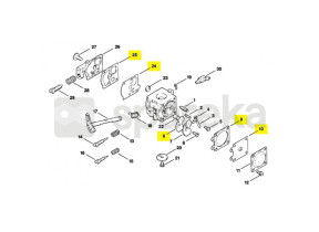 Conjunto de peças para carburador 1120-007-1060