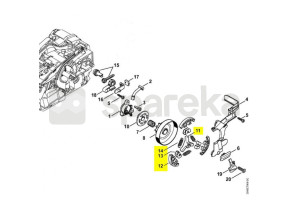 Embreagem ms 150t 1146-160-2000