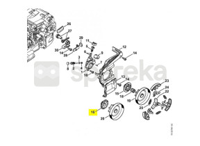 Engrenagem para minhocas 7 d. picco 1129-640-7101