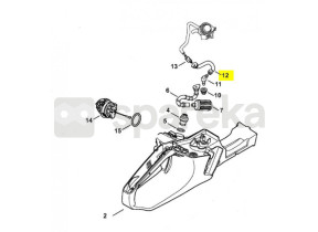 Mangueira de gasolina 1141-358-7702