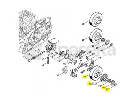 Roda dentada 1128-007-1000