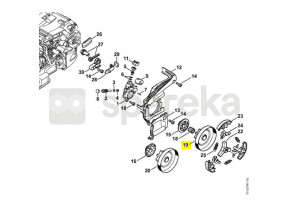 Roda dentada 3/8p - 6 dentes 1145-640-2010