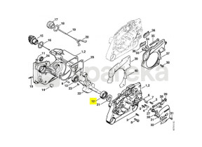 Rolamento de esferas 15x35x13 9523-003-4266