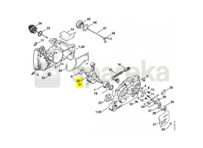 Virabrequim ms 044/440 1128-030-0406